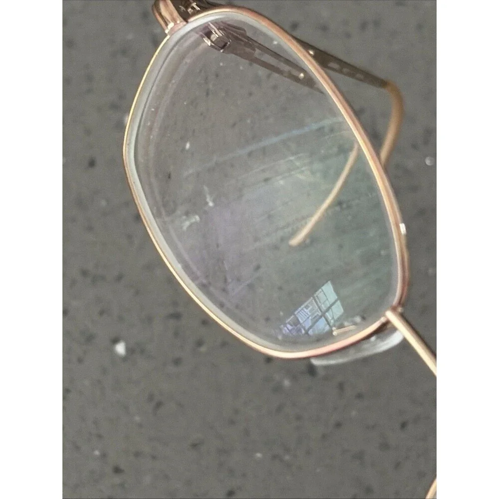 SARAH J Mod. 717 Eyeglasses Frames ONLY Full Rim Brown 52-17-135 Italy gold